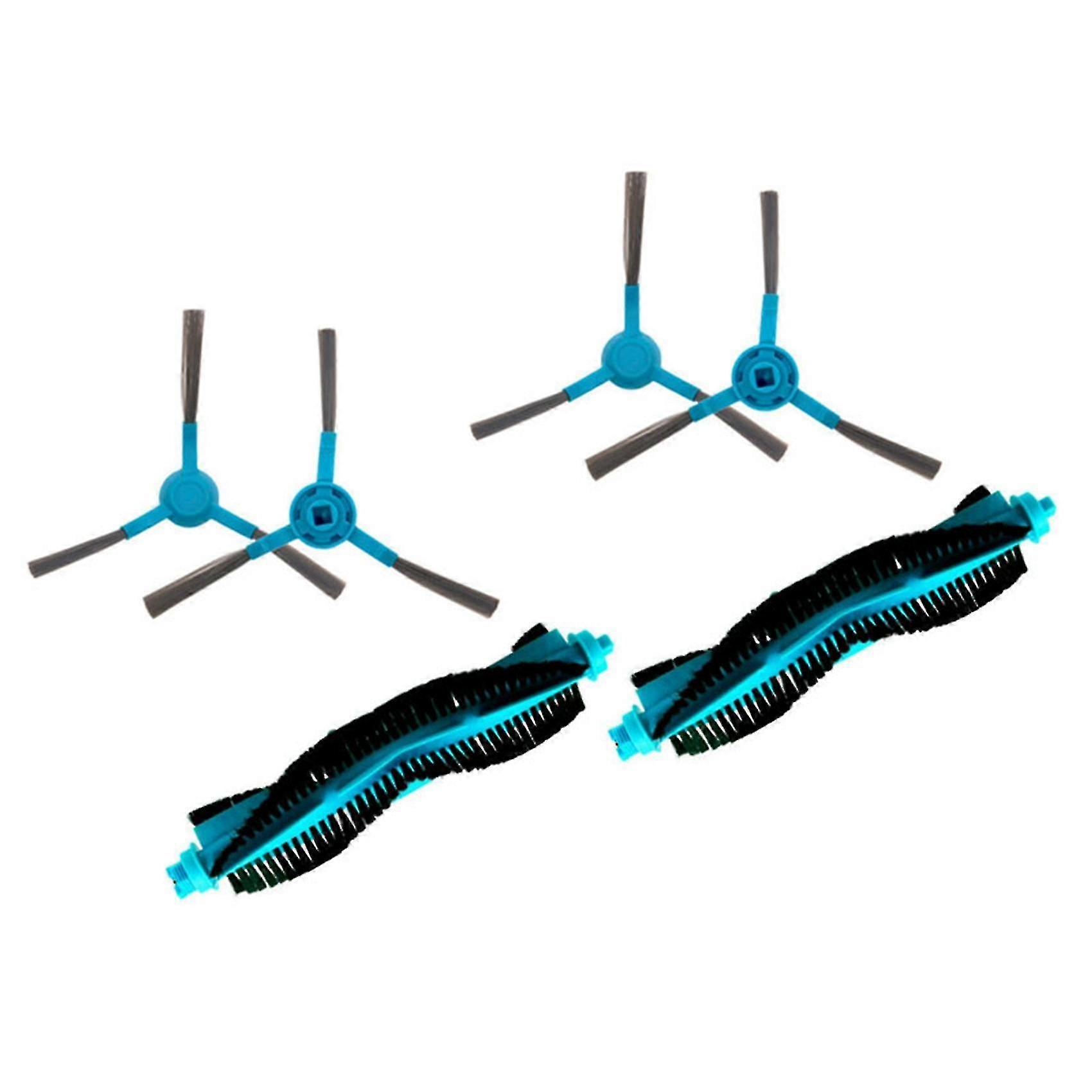 2x compatible with cecotec conga robotic vacuum cleaner accessories brushes