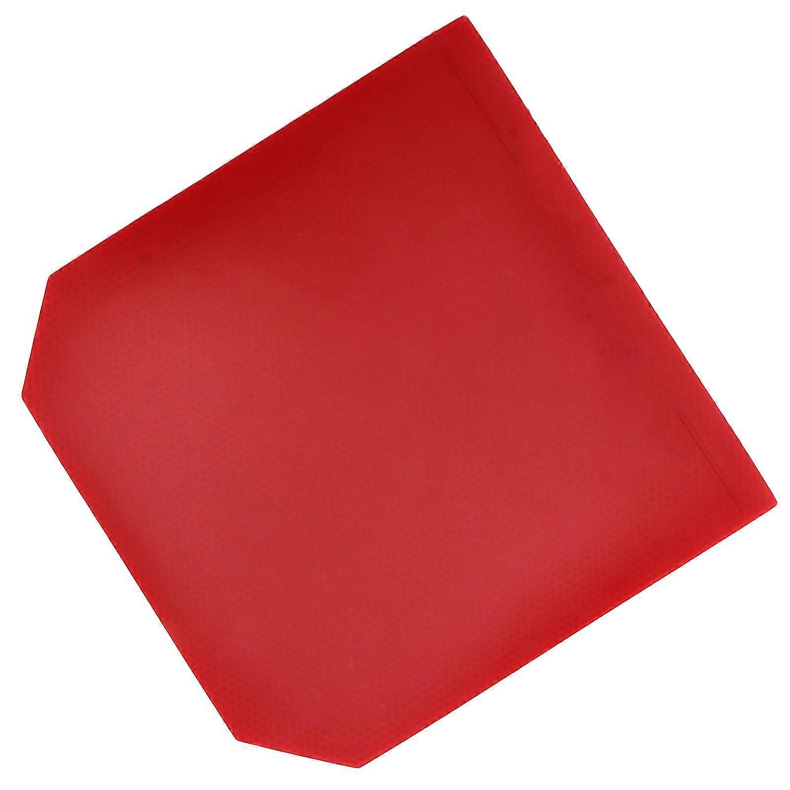 Beginner Training Red Ping Pong Paddle Rubber with Sponge - Table Tennis Racket Rubber Replacement