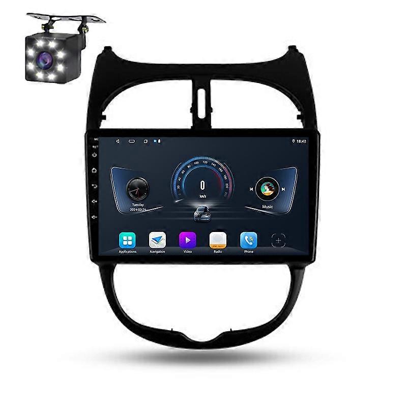 Android For Peugeot 206 1998 - 2012 Car Multimedia Radio Wireless Navigation Auto GPS