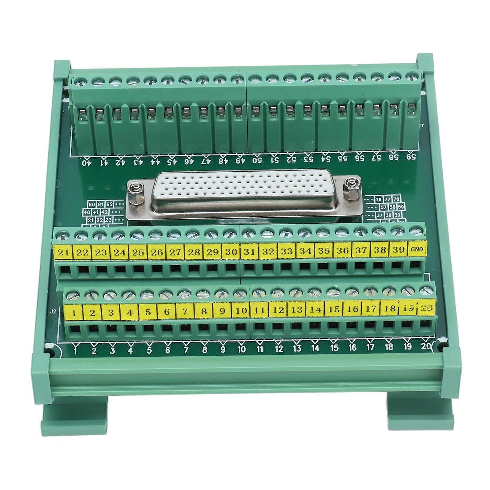 Terminal Block Female Header Adapter Distribution Module for 1426AWG Wire DC 60V DB78M7 NO.0829