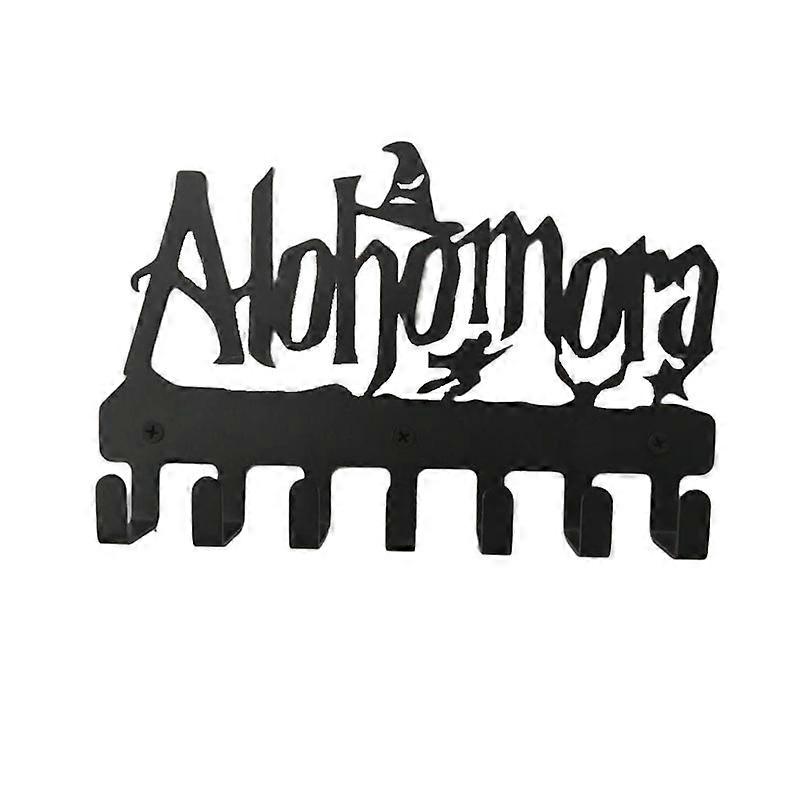 Alohomora Letter Key Holder Multipurpose Metal Wall Mounted Hooks for Home Living Room Bedroom New