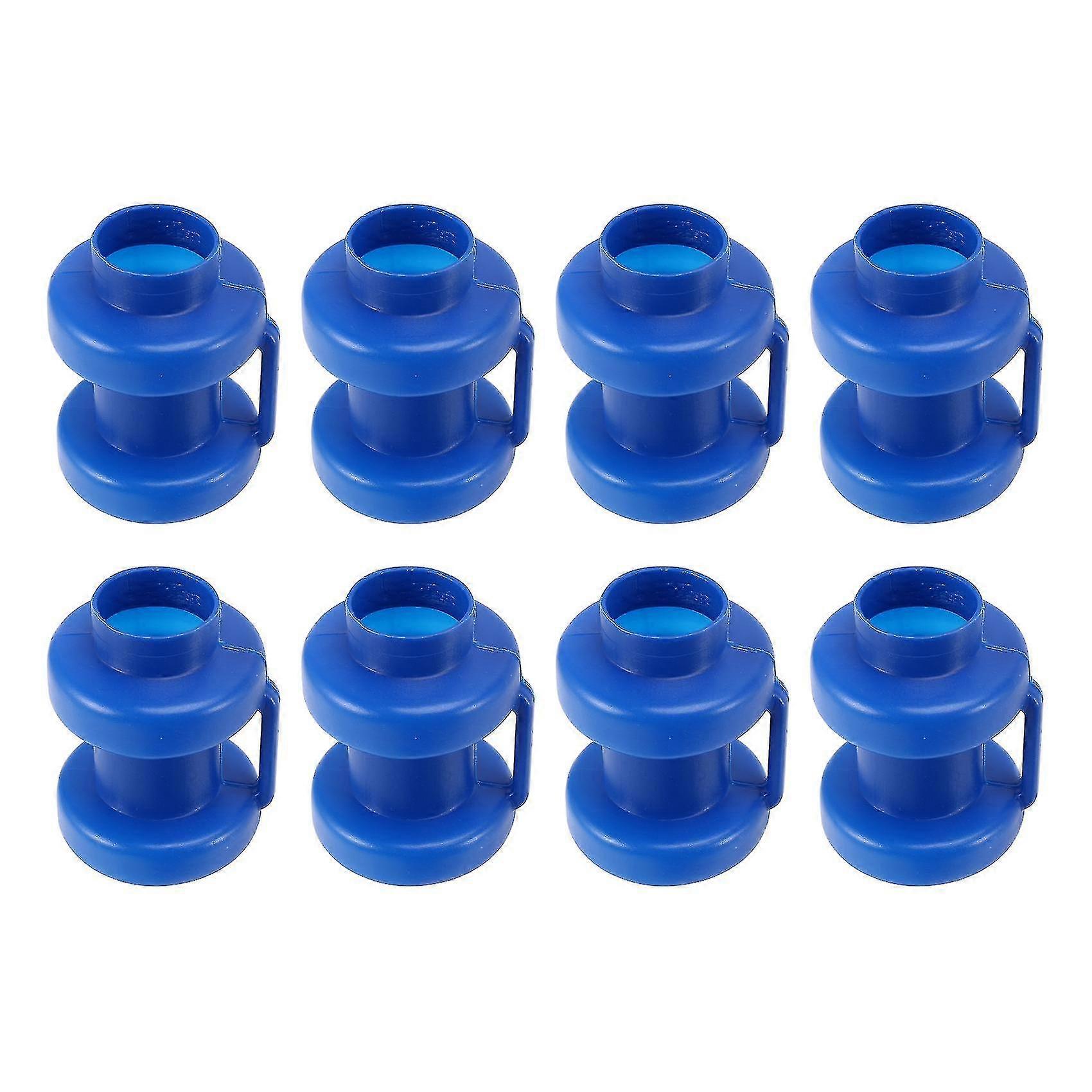 8pcs Trampoline Enclosure Pole Cap Plastic Trampoline Pole Caps Replacement Mini Trampoline Leg Cap