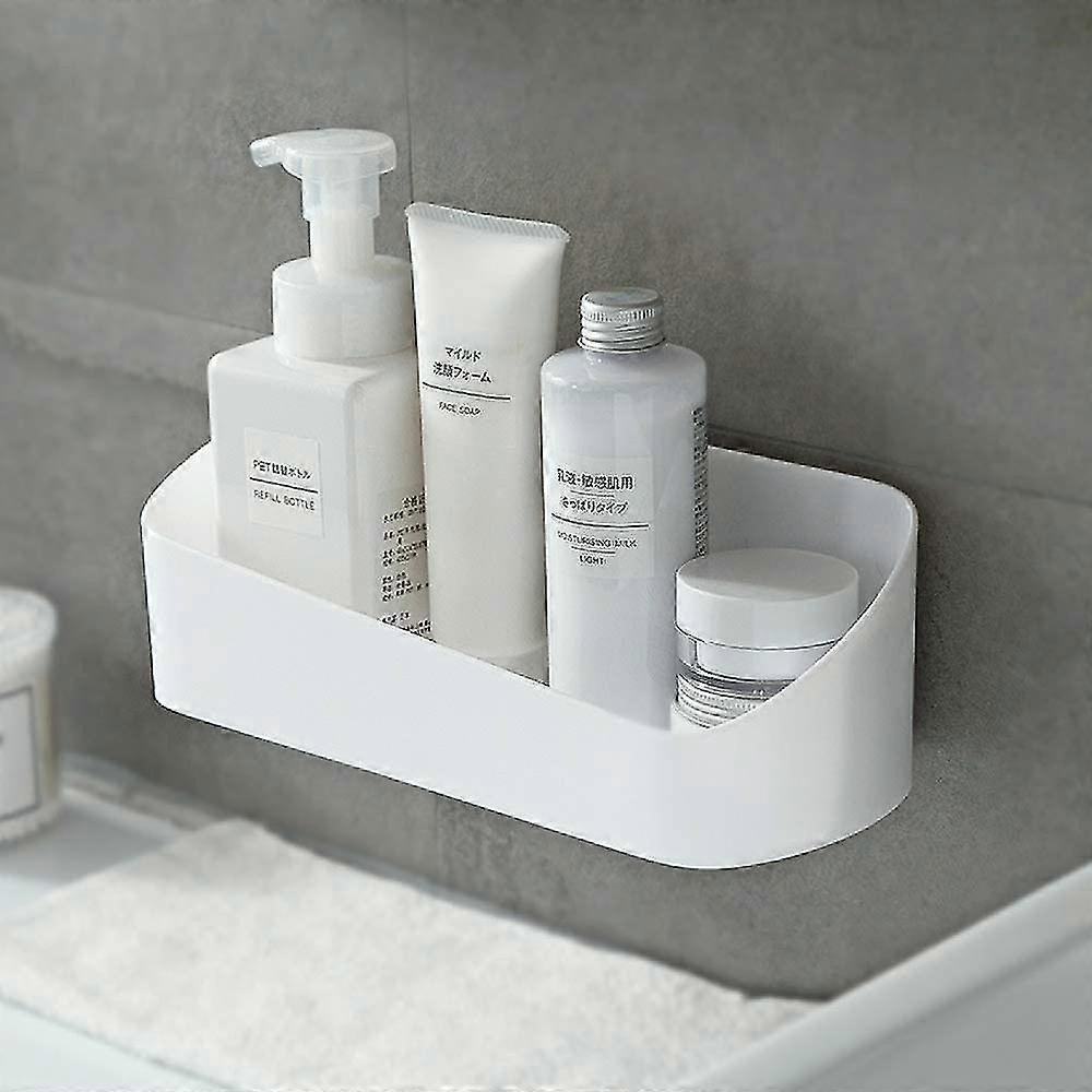 Shower Adhesive Bathroom Shelf Organizer Wall Mounted Storage Rack No Drilling Shower Shelf