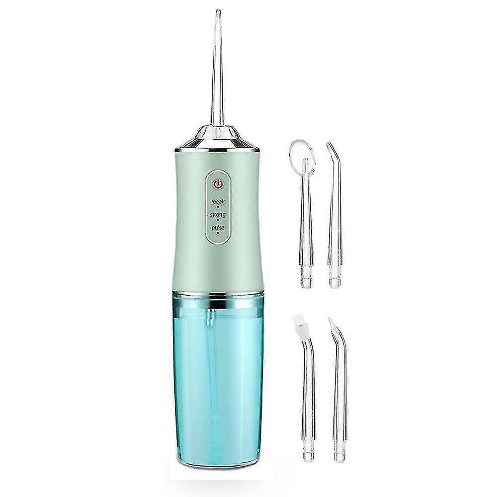 Hydropulseur dentaire portable, rechargeable par USB, réservoir d'eau de 220 ml, nettoyeur de dents