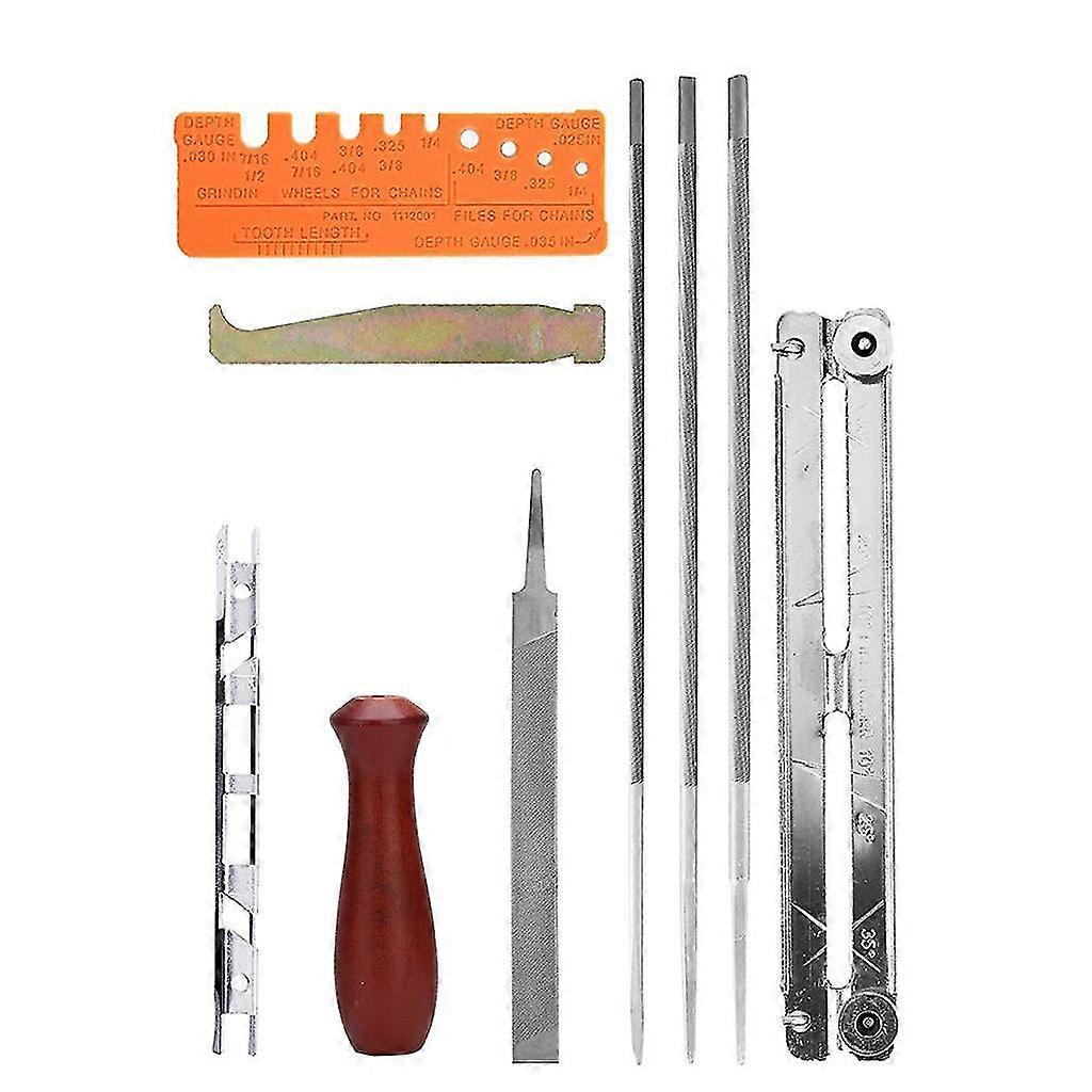 1 Set Chainsaw Chain Saw Sharpening Kit Chainsaw File Tool Set Guide Bar File