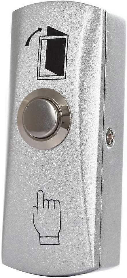 Zinc Alloy Shell Door Push to Exit Button NO/COM Output for Access Control