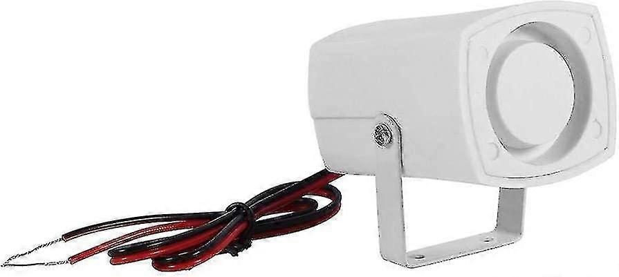 New Loud Home Vehicle Security Sound Alarm System Mini Wired Siren With 110db Dc 12v Support
