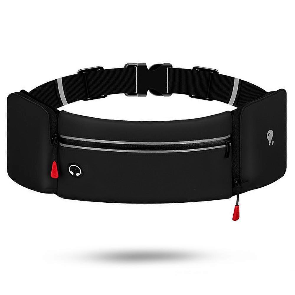 ウォーキングジョギング旅行用の折りたたみ式ウォーターボトルホルダー付き女性用メンズランニングベルトバッグ