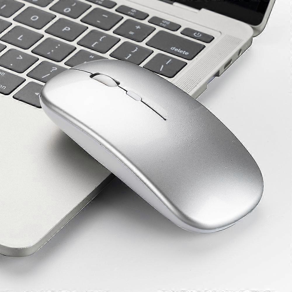 Wireless 2.4G Mouse Ultra-thin Silent Mouse Portable and Sleek Mice Rechargeable Mouse 10m/33ft Wire