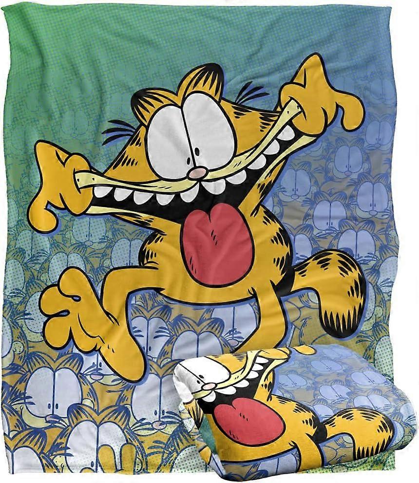 Cobertor Garfield, Cobertor de Toque Sedoso com Rosto Pateta Super Macio