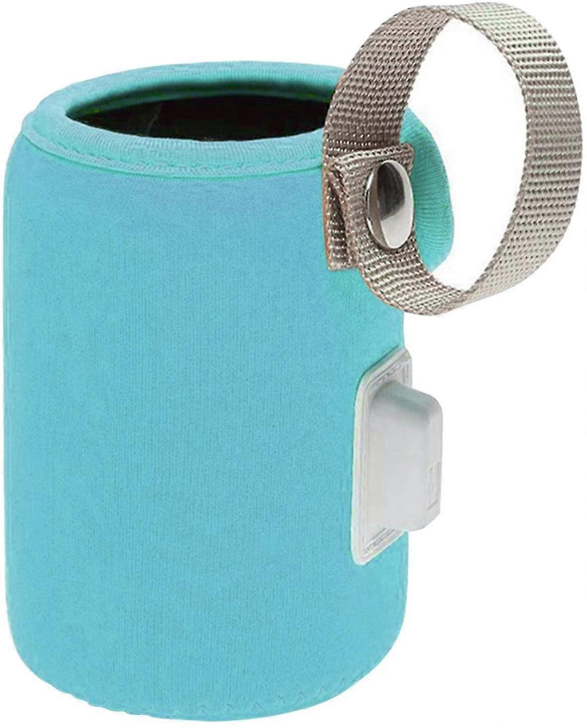 Baby Usb Portable Travel Bottle Warmer With HandleBlue