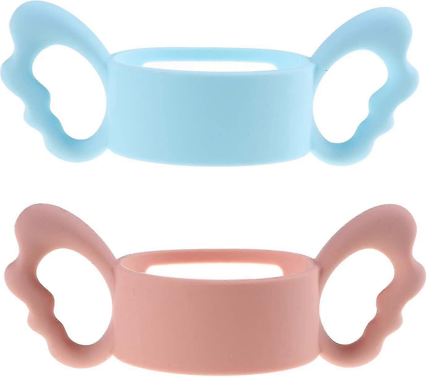 Silicone Wide-neck Baby Bottle Handle,outer Diameter Over 6cm(2pc)