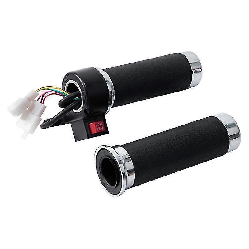 Speed switch controller handle parts throttle control twist grip, electric vehicle speed control handle (1 pair - black)