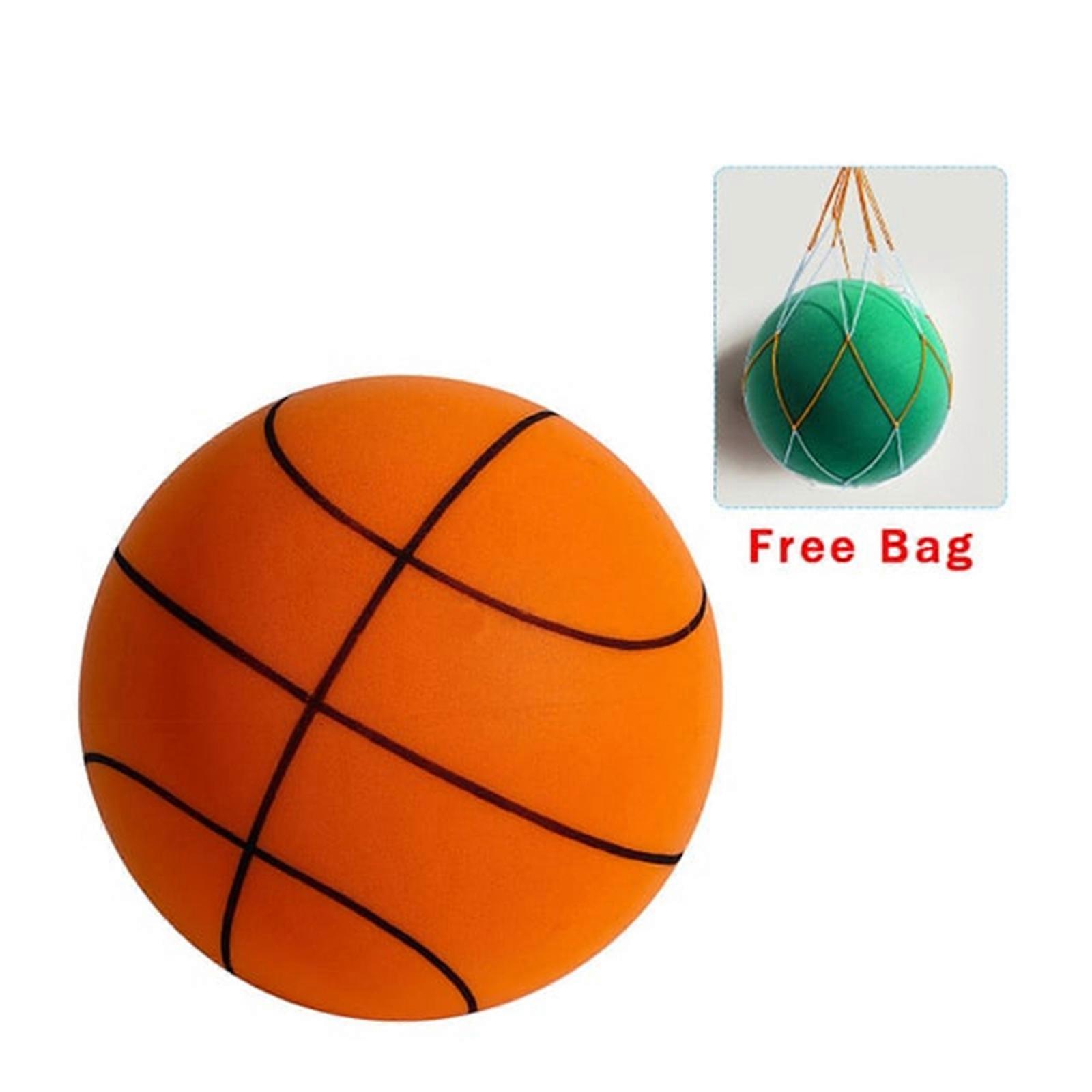 Haute Élastique Le Handleshh Silencieux Basket-ball Intérieur Silencieux Ballon D’entraînement Non Enduit, Chaud