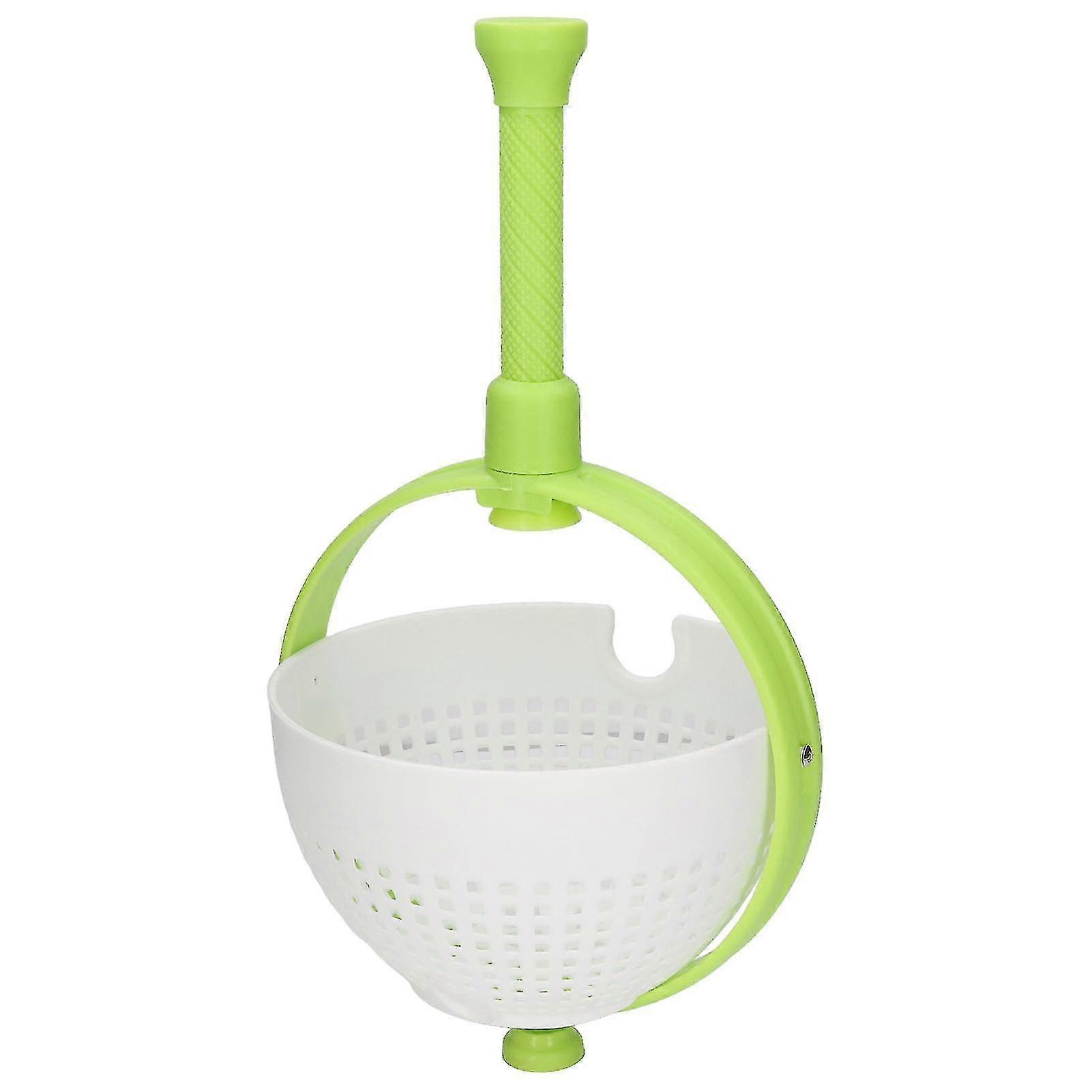 Non-Scratch Salad Spinner - ABS Spinning Colander for Kitchen Vegetable Washing Tool