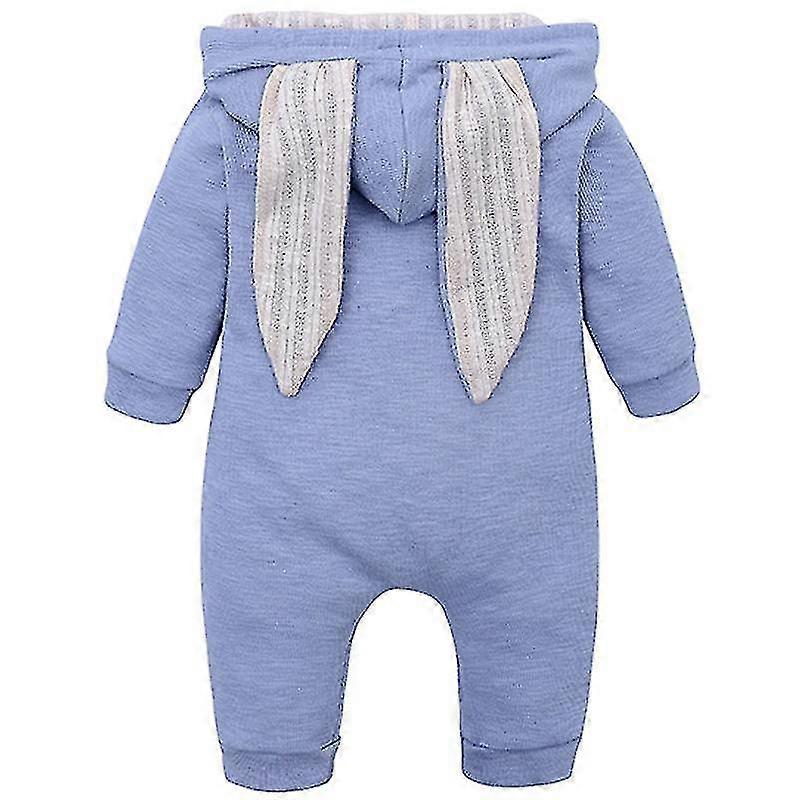 Νεογέννητο μωρό Romper κουνέλι zip μέχρι jumpsuit πασχαλινό λαγουδάκι πιτζάμες βρέφος sleepwear