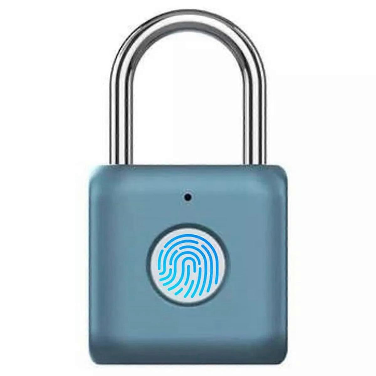 Waterproof Biometric Fingerprint Lock Keyless Door Lock Anti-Theft Security USB Rechargeable Padloc