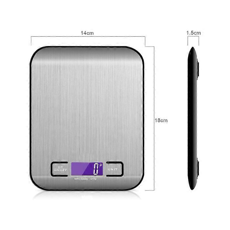 Rechargeable Stainless Steel Kitchen Electronic Scale Electronic