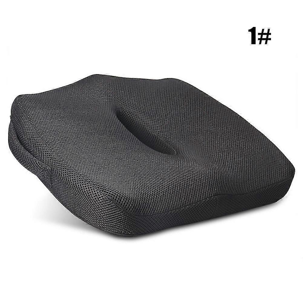 Memory Foam Seat Cushion Nerve Pain Back Sciatica Pain Relief Hip Shaping Wedge Cushion