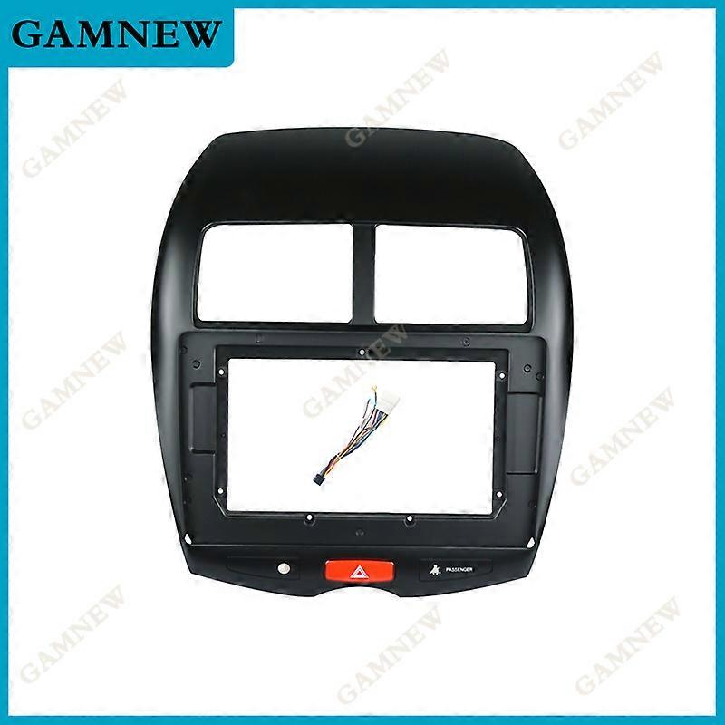 Car Radio Fascia For MITSUBISHI ASX 2013-2017 10.1 Inch Frame Android 2Din MP5 Player Stereo Panel