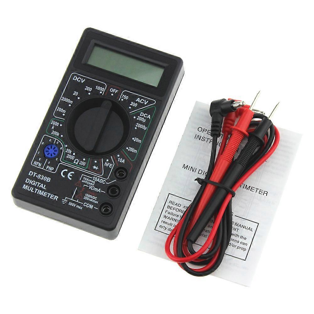 LCD Digital Multimeter DT-830B Electric Voltmeter Ammeter Ohm Tester AC/DC 750/1000V Amp Volt Mini Handheld Meter