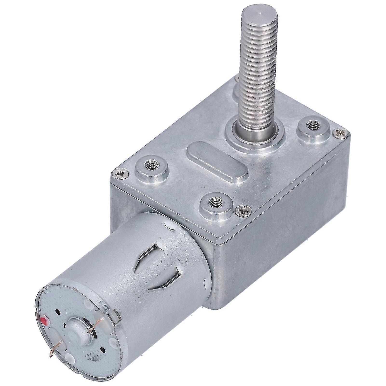 Worm Gear Motor Low Speed DC6V 6RPM Durable Wearproof Rustproof with High Thermal Conductivity and Corrosion Resistance