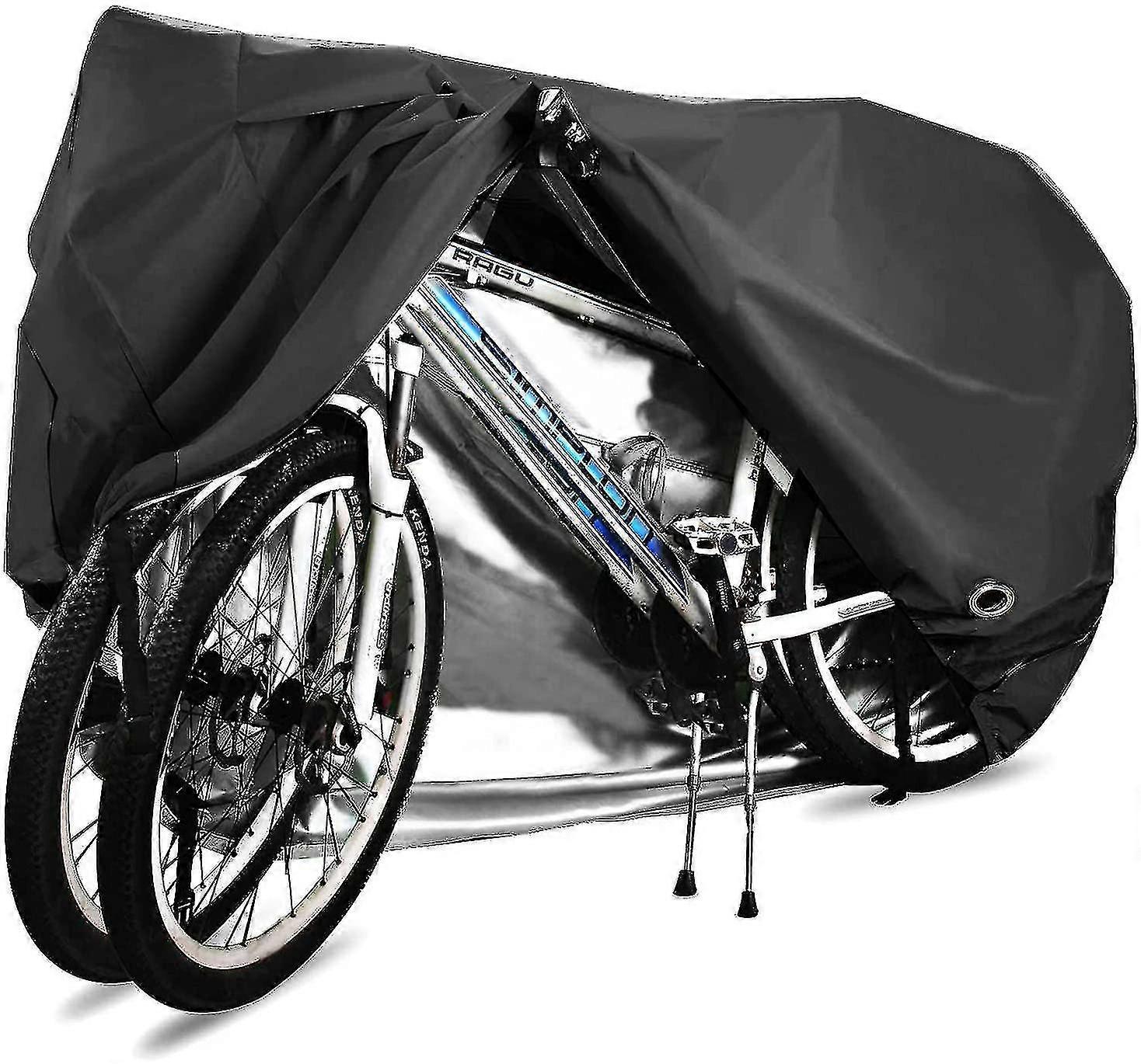 Bike Cover For 2 Bikes 210d Ripstop Material Windproof Anti Uv