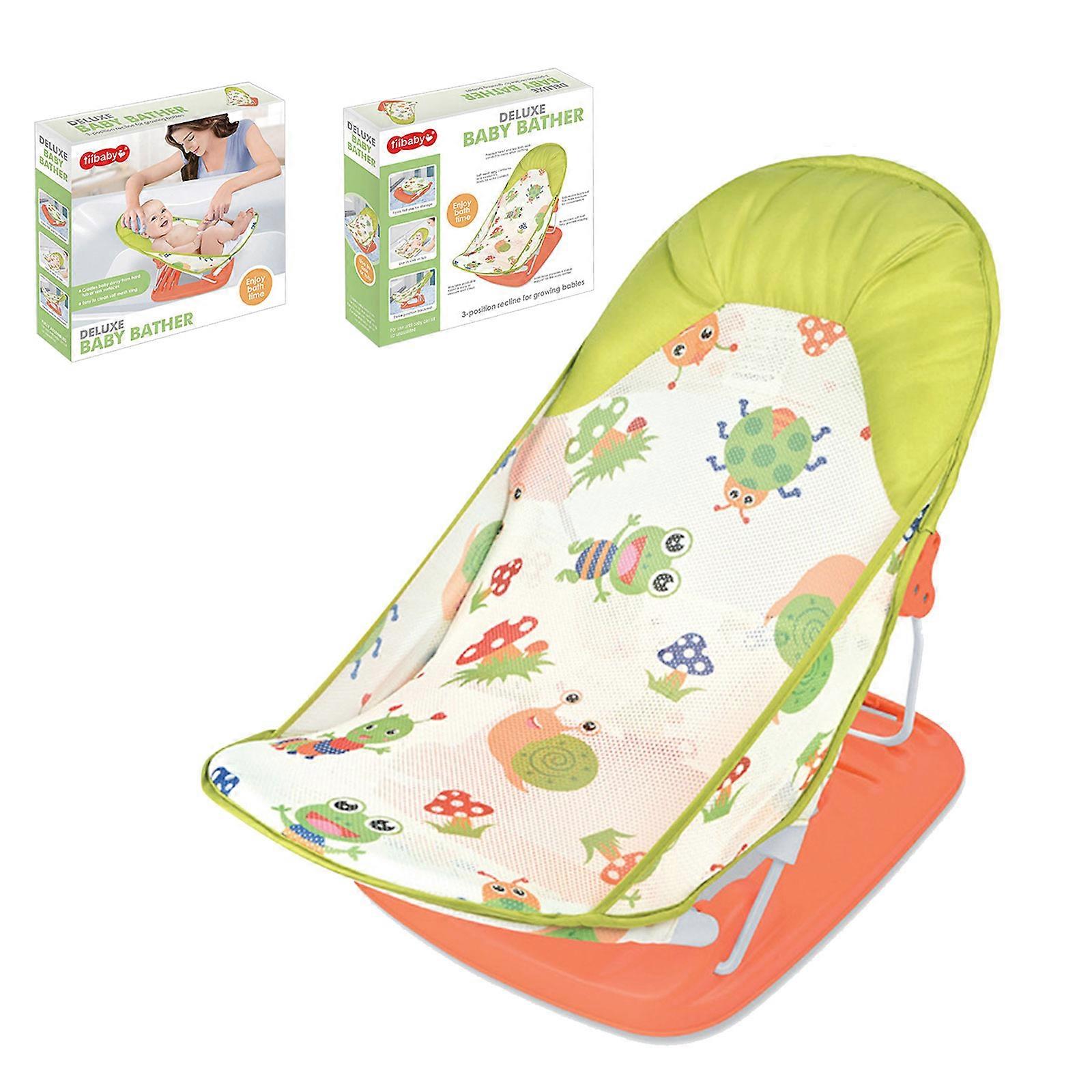 Summer Deluxe Baby Bathher 3 θέσεων με ανάκλιση, αναδιπλούμενο &; άλλο