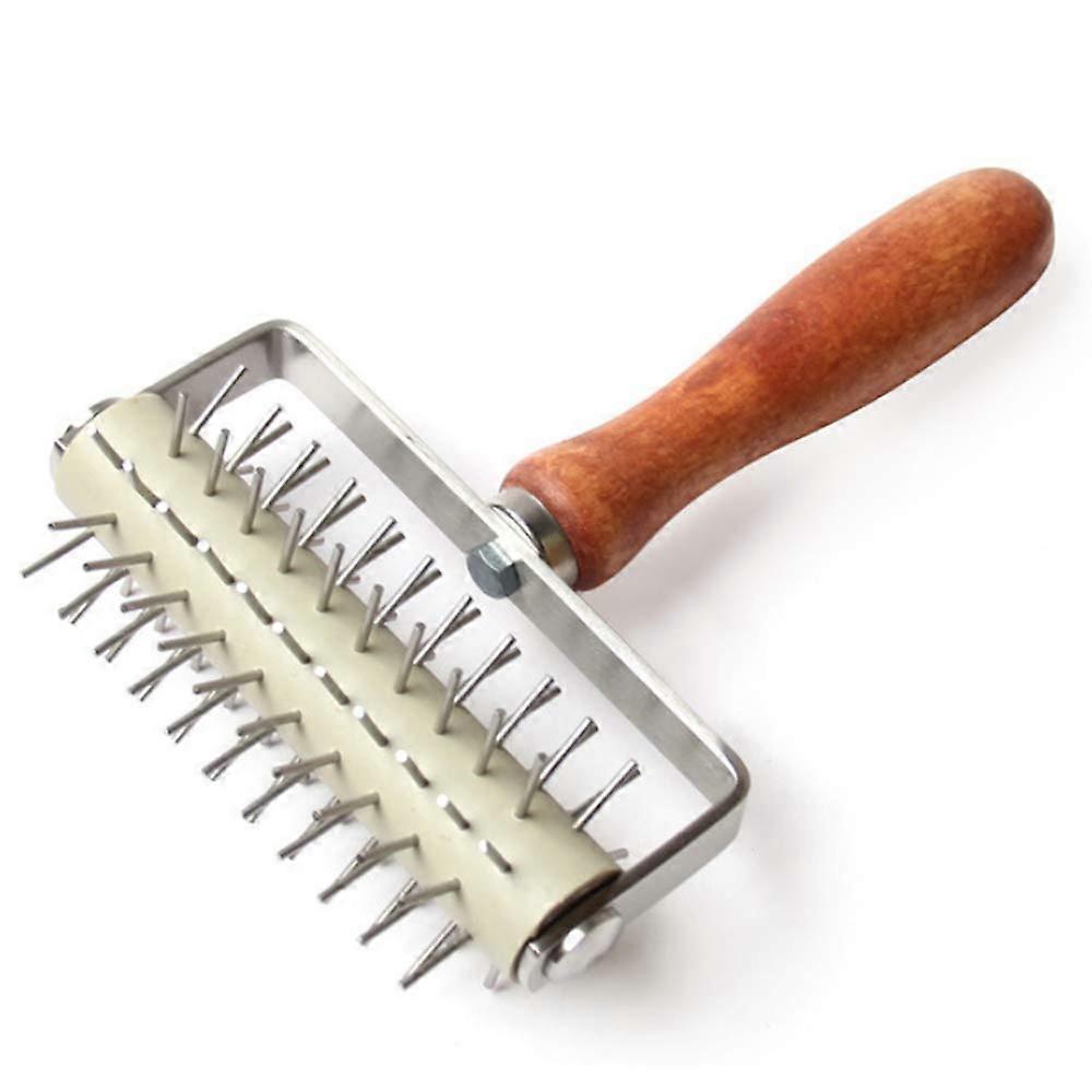 Stainless Steel Pizza Dough Docker Stainless Steel Needle Roller Pizza Puncher Pizza Bread Pin Puncher Pizza Wheel