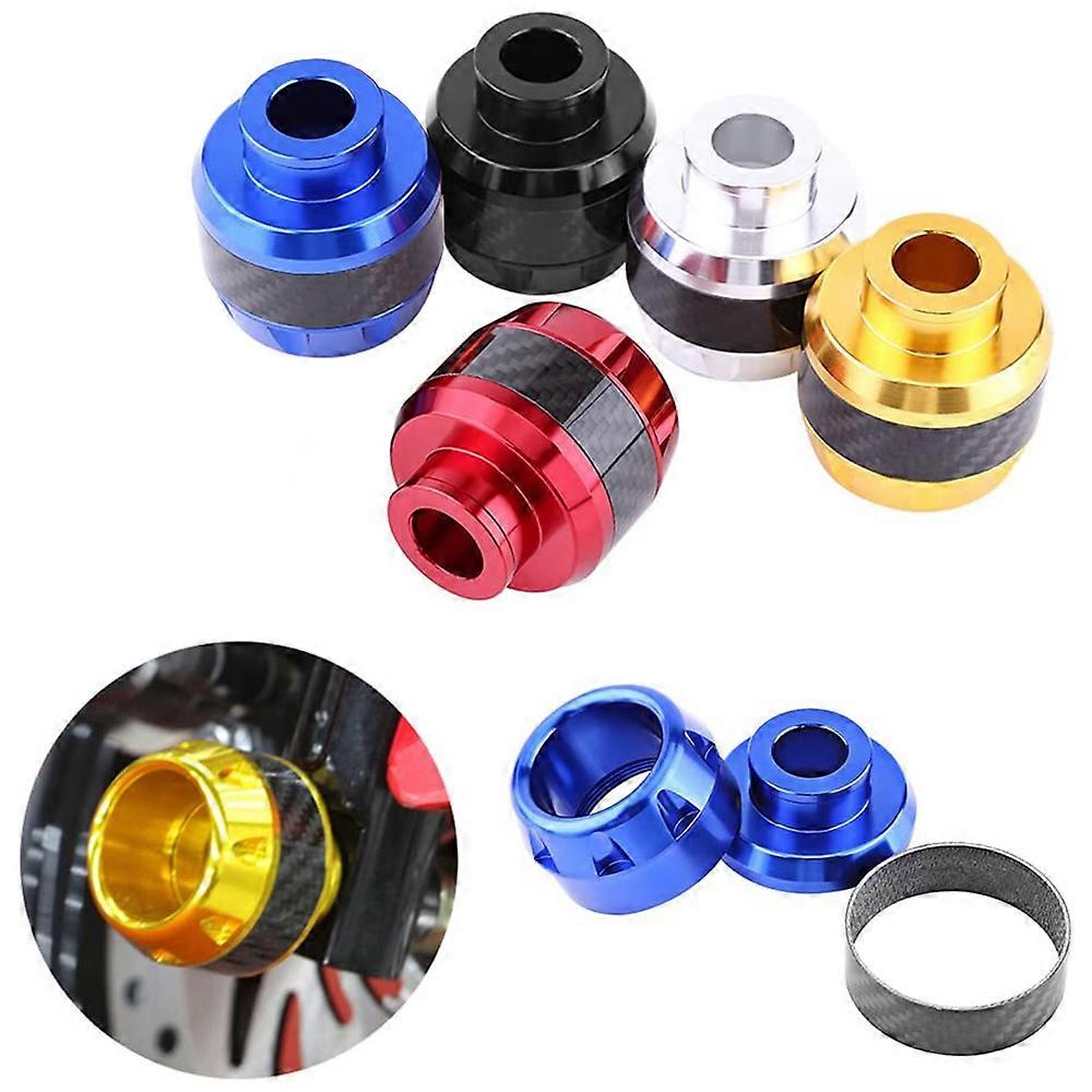 2 Pcs Universal Aluminum Alloy Motorcycle Falling Protector Explosion-proof Front Fork Cups Sliders Crash Ring Accessories