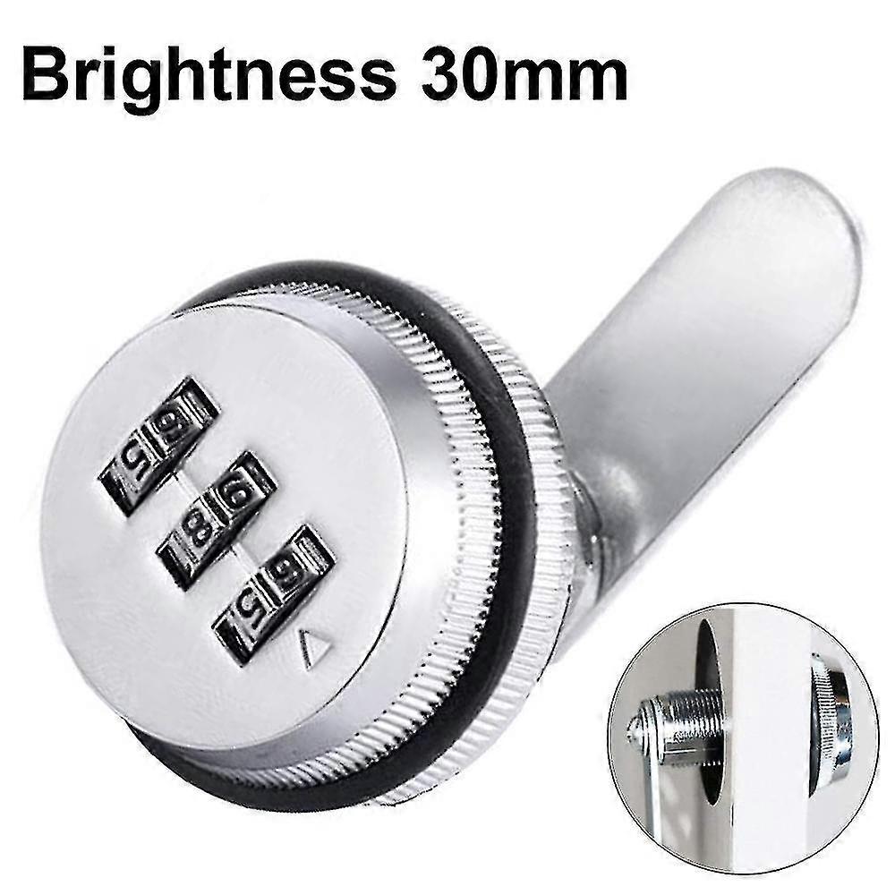 Code Combination Lock Mailbox Without Key For Closet Drawer 30mm