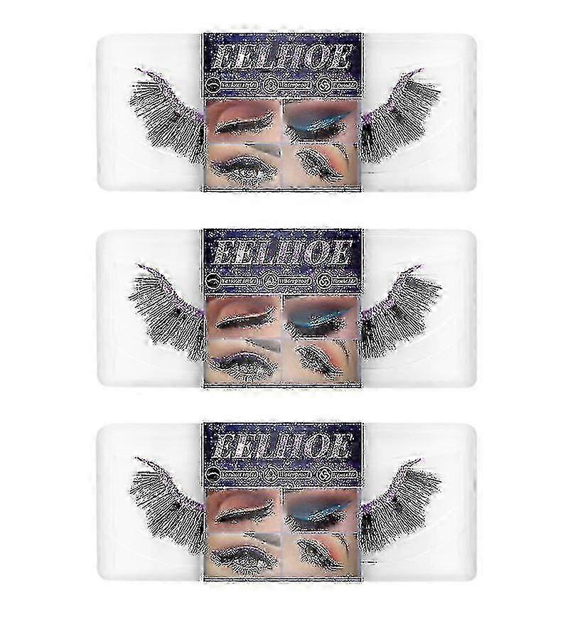 Eyelashes Eyeliner Self-adhesive False Eyelashes Soft Natural Curly Thick False Eyelashes Eyeline