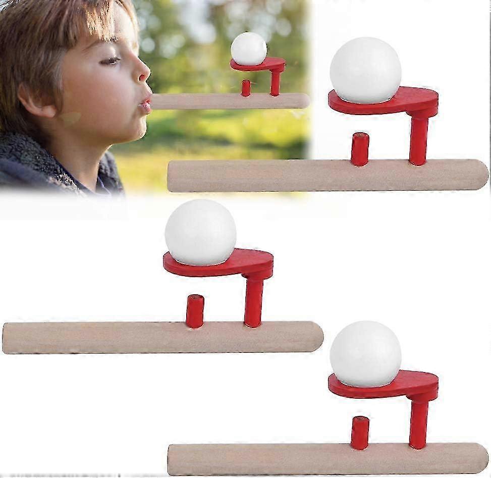 Pssopp Floating Blow Pipe Ball Toy Floating Ball Game   Balances Blowing Toys Educational   Blowing Toys