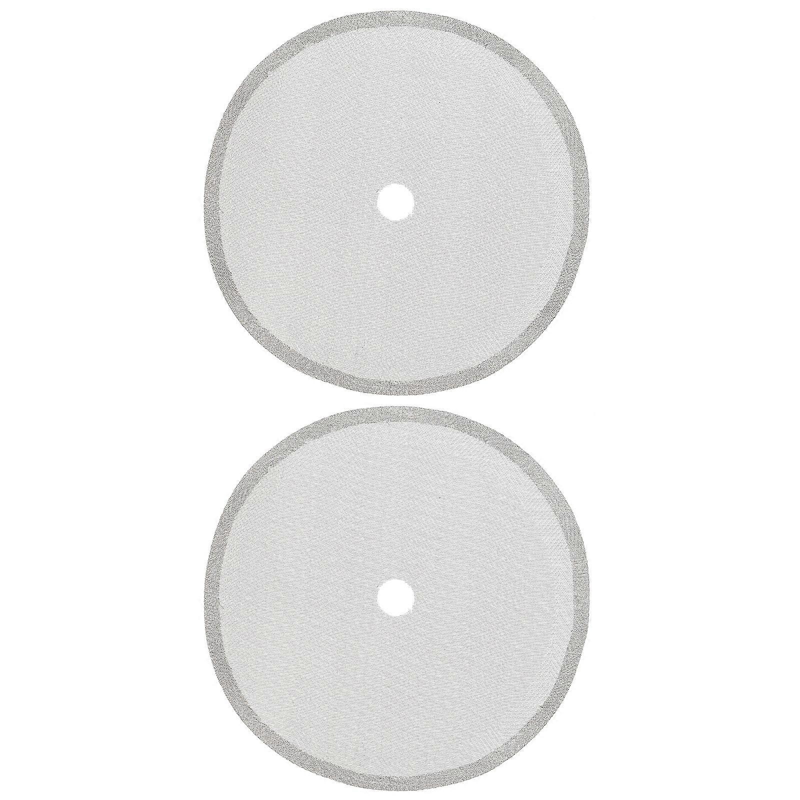 2pcs Tea Makers Mesh Filter Stainless Steel Filter Mesh Coffee Press Screen