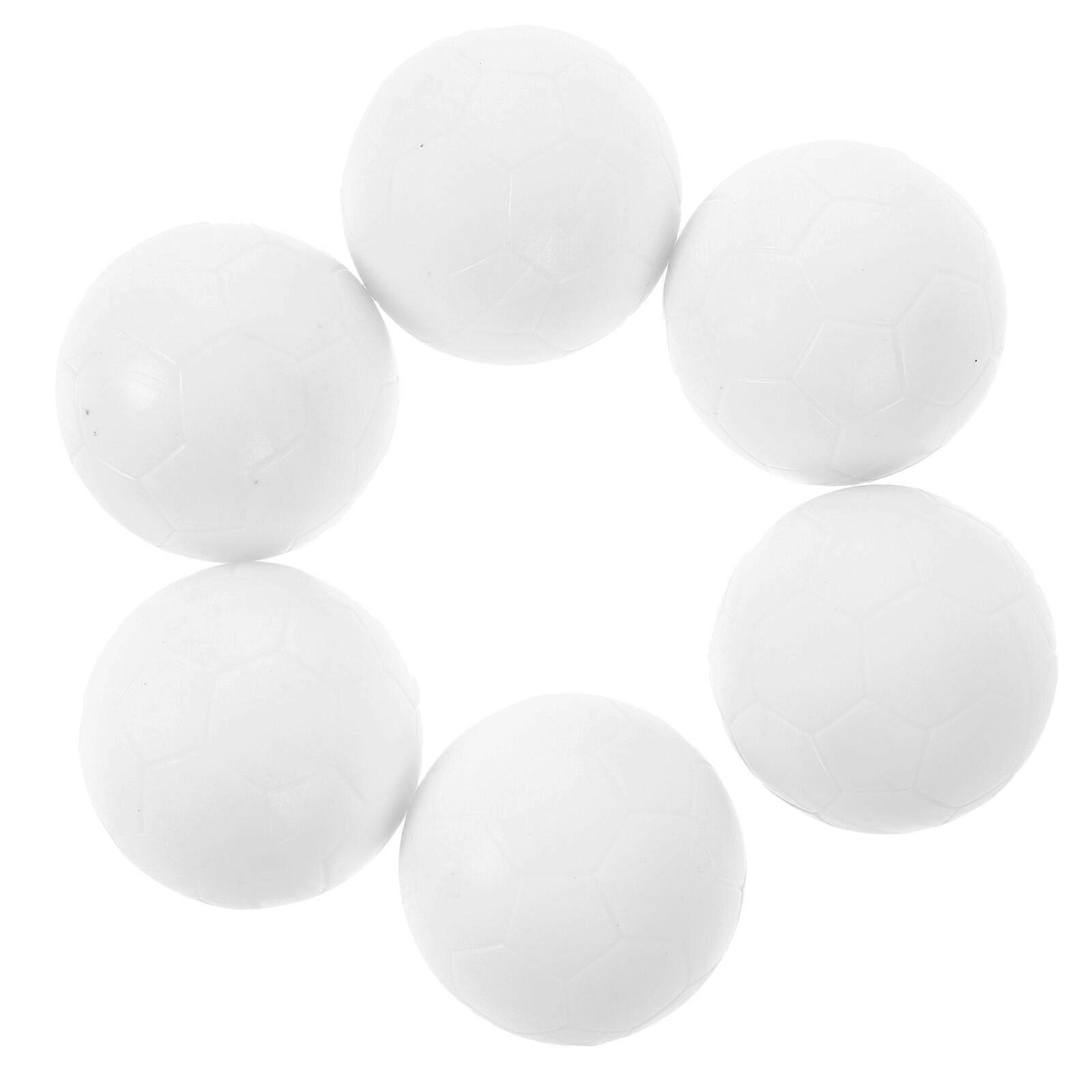 6pcs επιτραπέζιες μπάλες ποδοσφαιράκι επιτραπέζιο παιχνίδι μικρά μίνι μέρη ποδοσφαίρου αντικατάστασης μπαλών ποδοσφαίρου