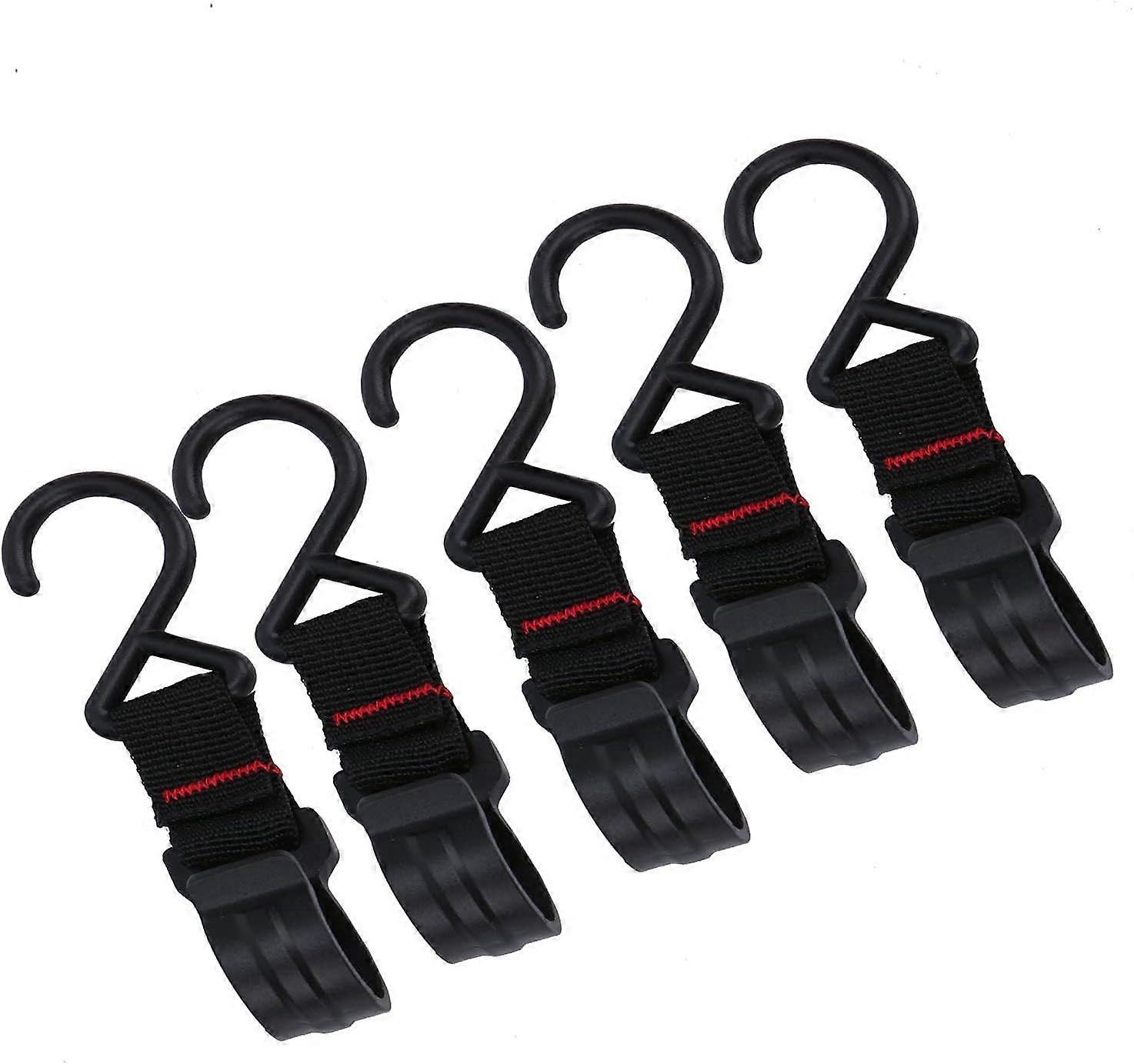 5Pcs Outdoor Hanging Hook, Camping MultiFunctional Strap Hanger, for Light Cookware