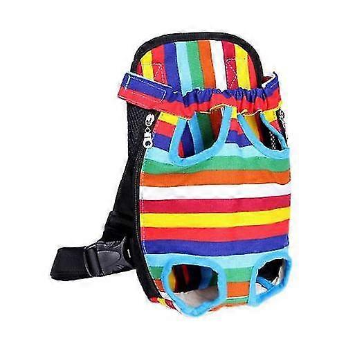 حقيبة ظهر الأليفة الحامل للكلاب الصغيرة قابل للتعديل الأليفة الأمامية حقيبة الظهر على الظهر مع الساقين outstretche- MXBC