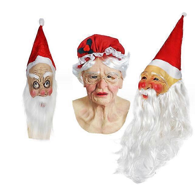Spooky Santa Claus Latex Mask