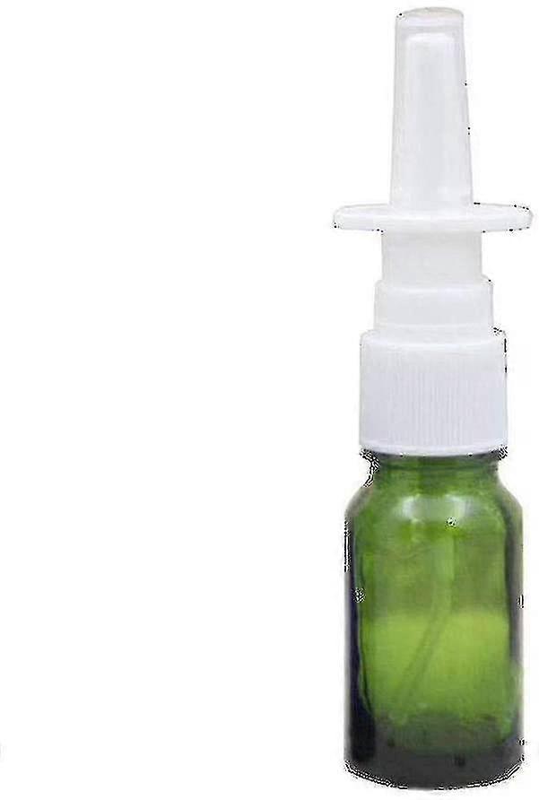 5pcs 15ml Refillable Plastic Nasal Spray Bottle With Fine Mist Sprayer