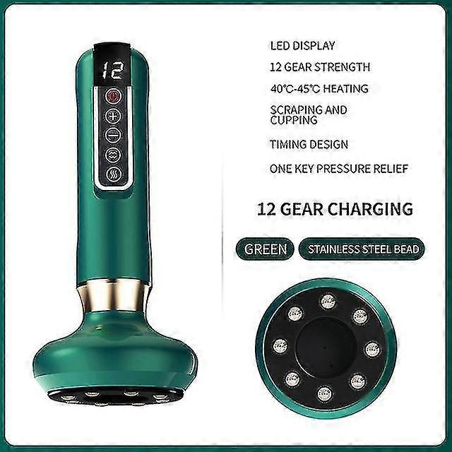 Hailicare Electric Cupping Massager – Vacuum Suction, Gua Sha, Anti-Cellulite Tool (USB, 8W)