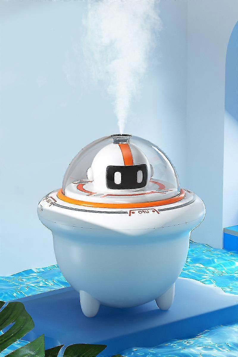Space Capsule Air Humidifier Usb Ultrasonic Cool Mist Aromatherapy Water Diffuser With Led Light Astronaut Humidificador
