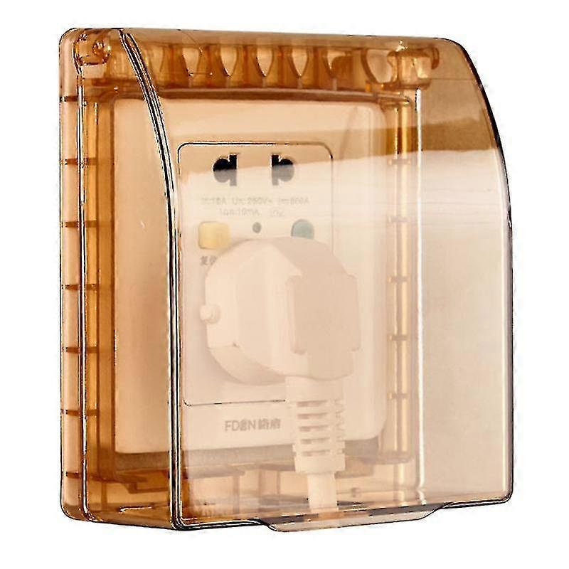 Wall Socket Waterproof Box Plate, Indoor Outdoor Socket Box Cover Protector
