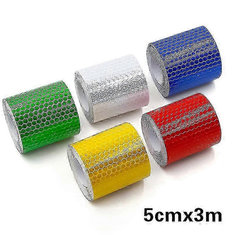 Reflective Tape Safety Stickers Hi Vis Self-adhesive Safety Warning Reflector