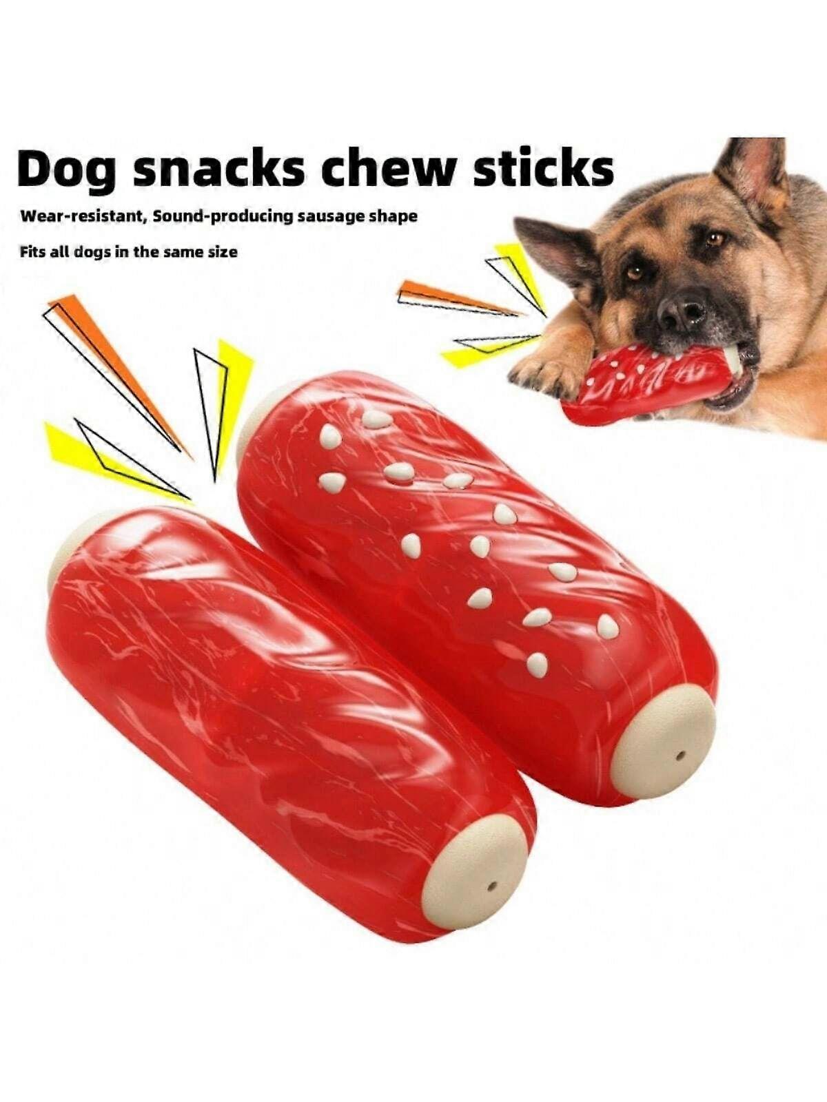 1 Paket Köpek Oyuncakları Pet Köpek Ses Oyuncakları Ses Çıkaran Çiğneme Çubukları Köpek Oyuncakları Köpek Can Sıkıntısını Çözmek İçin Aşınmaya Dayanıklı Dişler Açık Hava Eğitimi İçin Uygun Köpek O