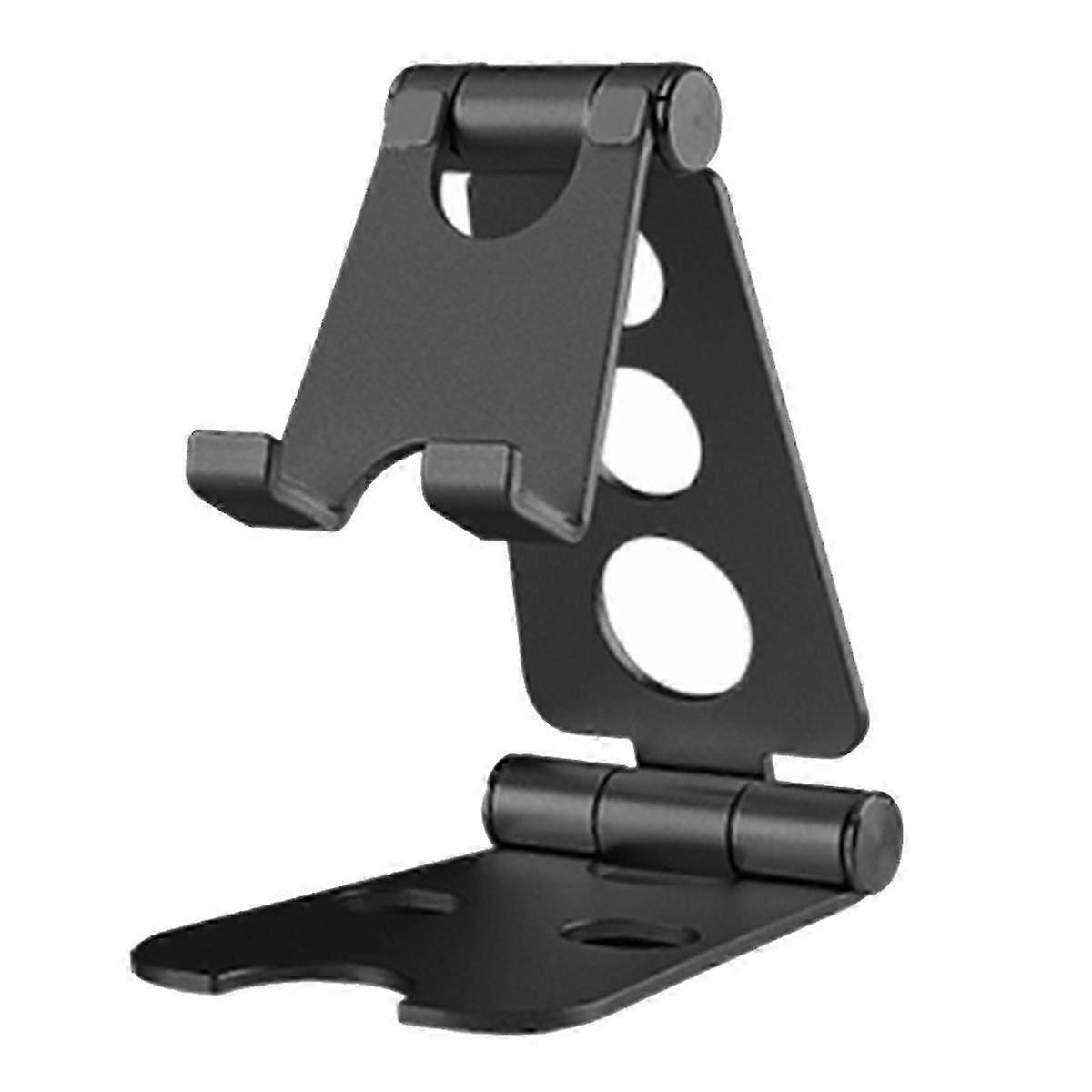 Tablet Stand Folding Adjustable Desk Portable Desktop Stand Tablet Bracket Black