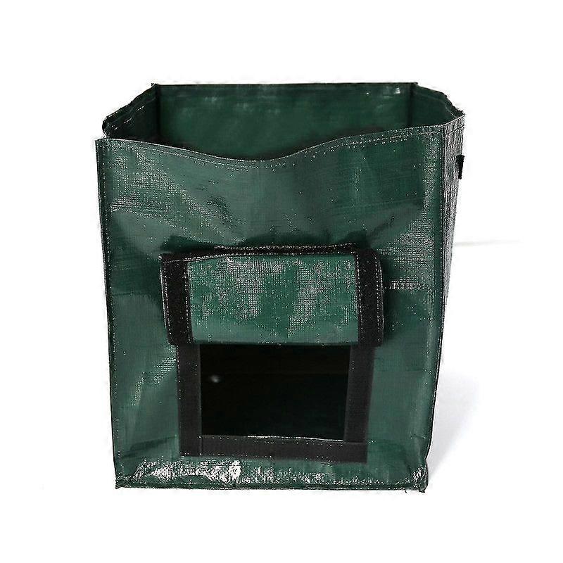 Square Garden Planting Pe Bag - Green 35x35x40cm 7-gallon-ylmyFit