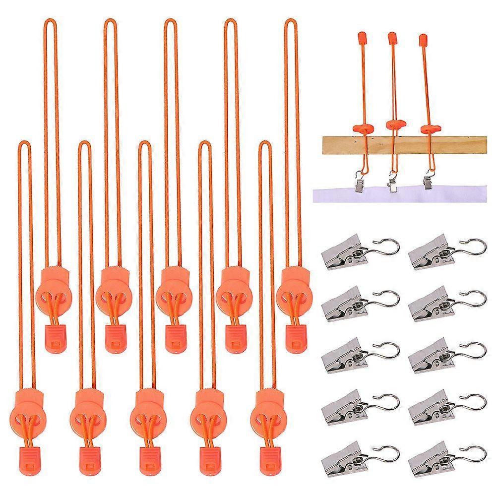 Resin & Iron Clips for Sewing Tool Coral 210mm 10pcs/set
