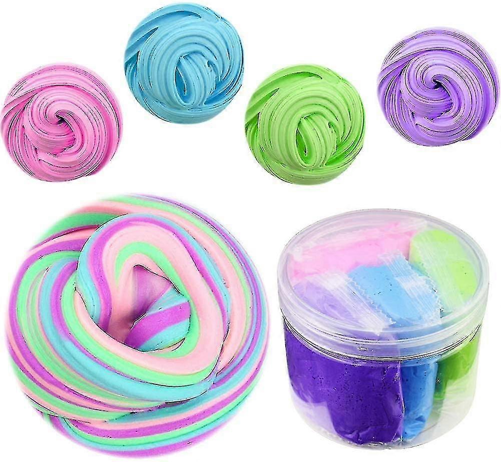 Mixed Fluffy Floam Slime Stretchy, Soft Clay Toys Non-toxic For Childr