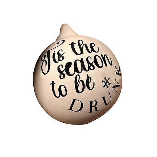 1 Pc/8 Pcs Prank Christmas Ball Funny Bauble Christmas Hanging Ball Rude