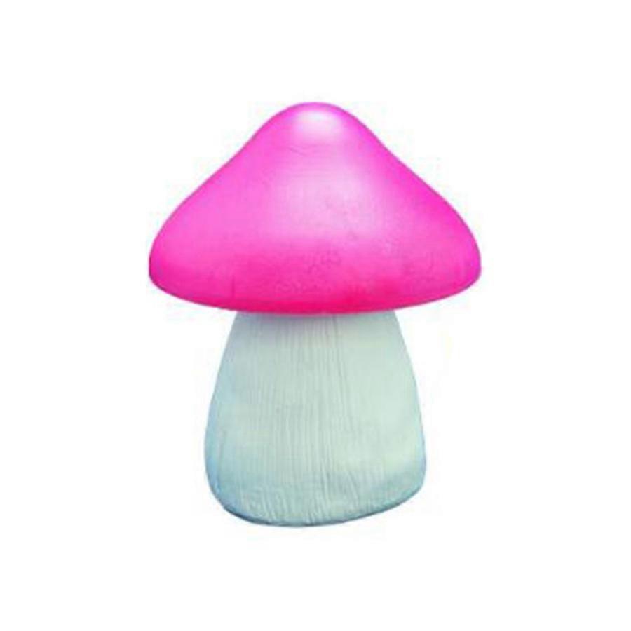 Red Solar LED Mushroom Light, Decorative Waterproof Garden Lamp